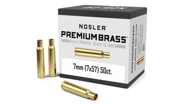 Nosler 7x57 Mauser Premium Brass (50ct) - BRN44507