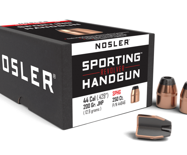 Nosler 44 Caliber 200gr JHP Sporting Handgun (250ct) - BN44846