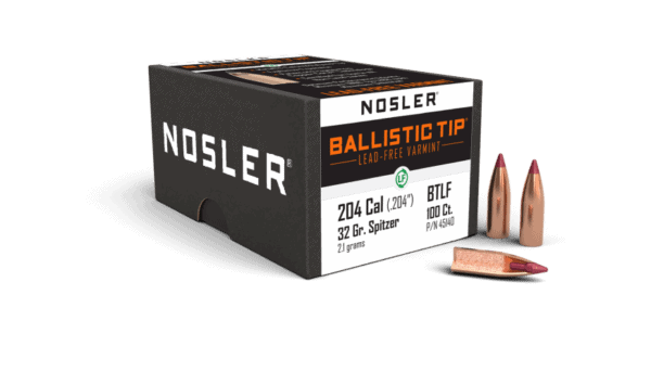 Nosler 204 Caliber 32gr Ballistic Tip Lead Free (100ct) - BN45140
