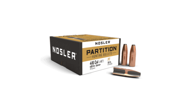 Nosler 416 Caliber 400gr Partition (50ct) - BN45200