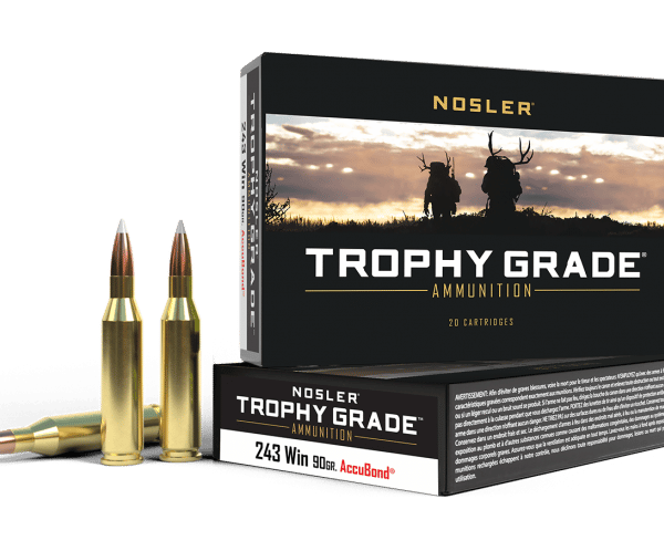 Nosler 243 Win 90gr AccuBond Trophy Grade Ammunition (20ct) - 48263
