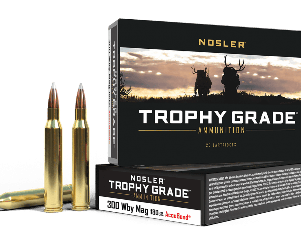 Nosler 300 Weatherby Mag 180gr AccuBond Trophy Grade Ammunition (20ct) - 48643