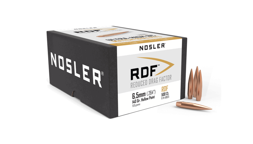 Nosler 6.5mm 140gr RDF (500ct) - BN49825