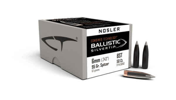 Nosler 6mm 95gr Ballistic Silvertip (50ct) - BN51040