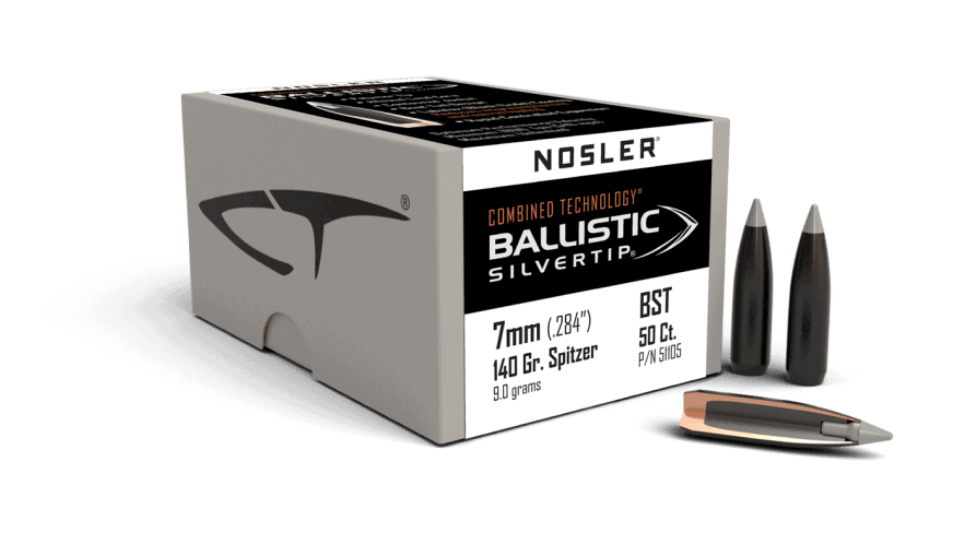 Nosler 7mm 140gr Ballistic Silvertip  (50ct) - BN51105