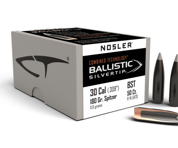 Nosler 30 Caliber 180gr Ballistic Silvertip (50ct) - BN51170