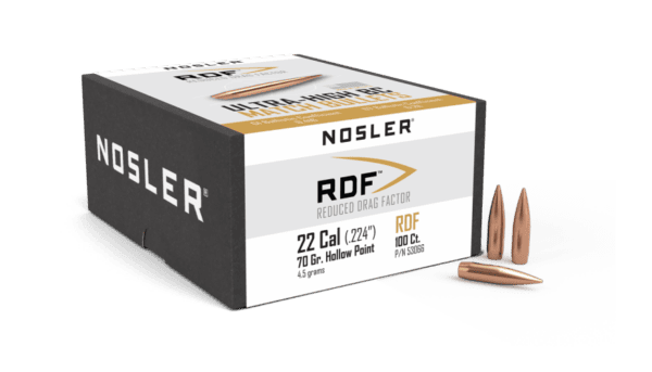 Nosler 22 Caliber 70gr RDF (100ct) - BN53066