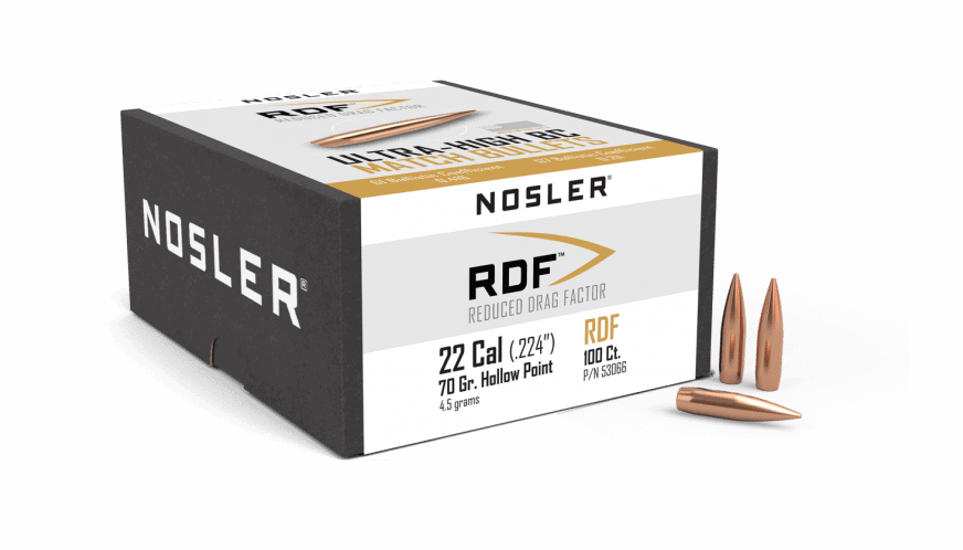 Nosler 22 Caliber 70gr RDF (100ct) - BN53066