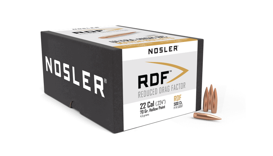 Nosler 22 Caliber 70gr RDF  (500ct) - BN53067