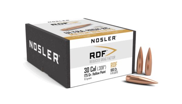 Nosler 30 Caliber 175gr RDF (100ct) - BN53170
