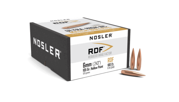 Nosler 6mm 105gr RDF (100ct) - BN53410