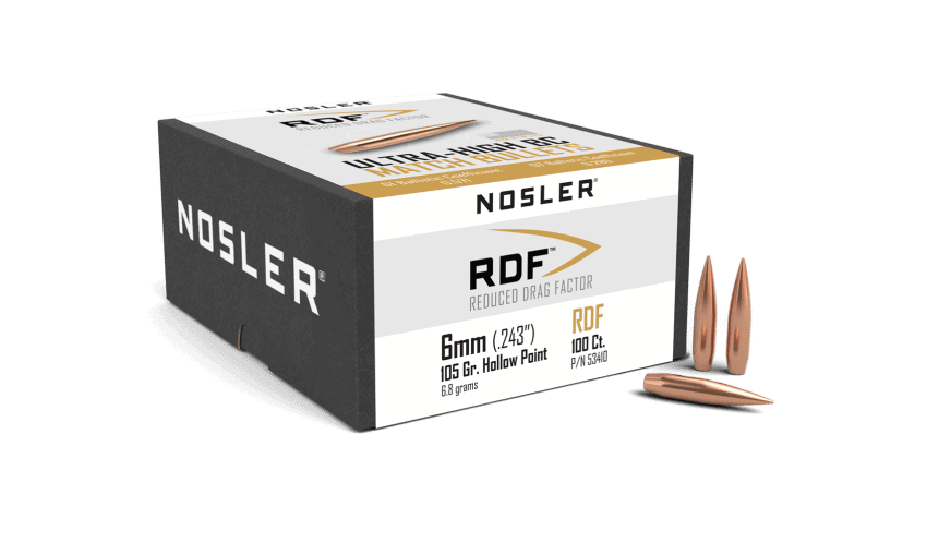 Nosler 6mm 105gr RDF (100ct) - BN53410