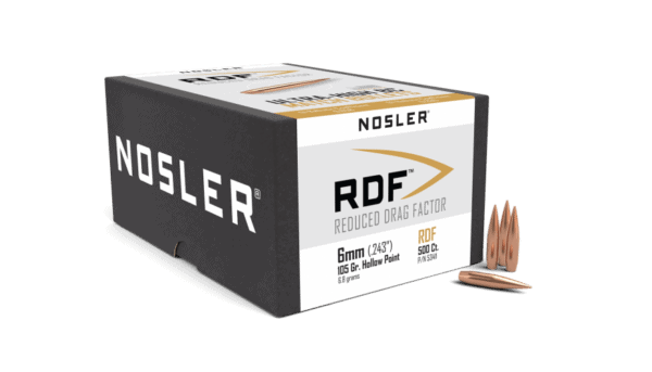 Nosler 6mm 105gr RDF  (500ct) - BN53411