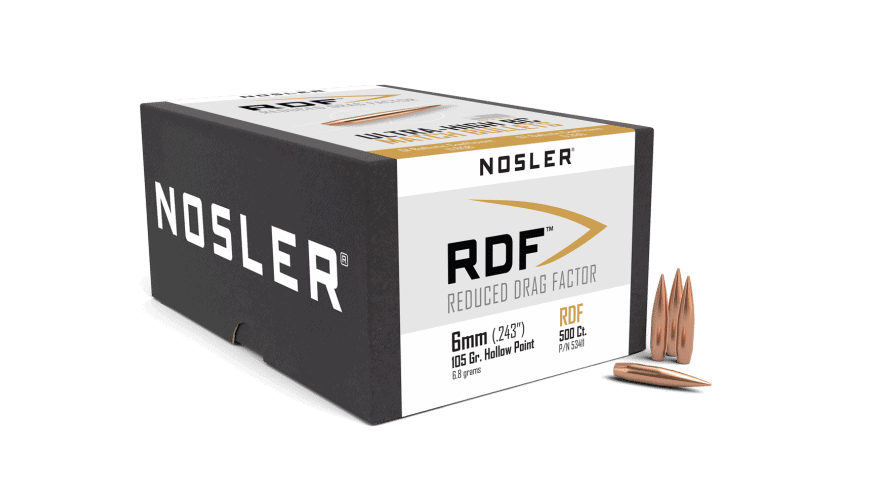 Nosler 6mm 105gr RDF  (500ct) - BN53411