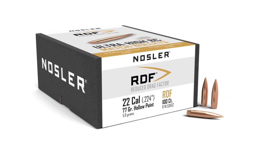 Nosler 22 Caliber 77gr RDF (100ct) - BN53452