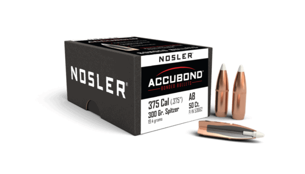 Nosler 375 Caliber 300gr AccuBond  (50ct) - BN53662