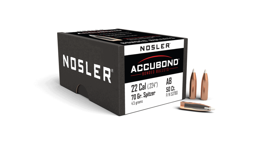 Nosler 22 Caliber 70gr AccuBond SP (50ct) - BN53780