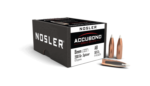 Nosler 8mm 200gr AccuBond  (50ct) - BN54374