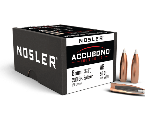 Nosler 8mm 200gr AccuBond  (50ct) - BN54374
