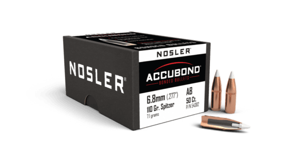 Nosler 6.8mm 100gr Cann .540 AccuBond (50ct) - BN54382