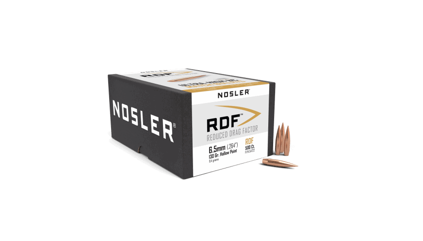 Nosler 6.5mm 130gr RDF  (500ct) - BN54722