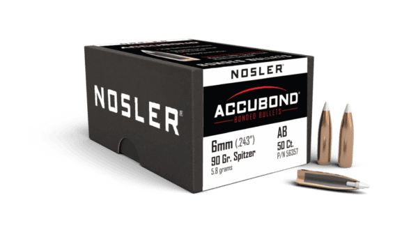 Nosler 6mm 90gr AccuBond (50ct) - BN56357