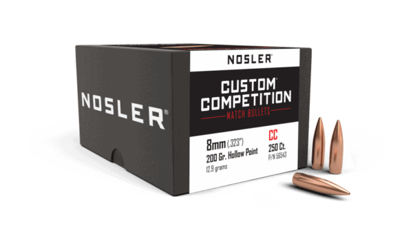 Nosler 8mm 200gr HPBT Custom Competition (250ct) - BN56543
