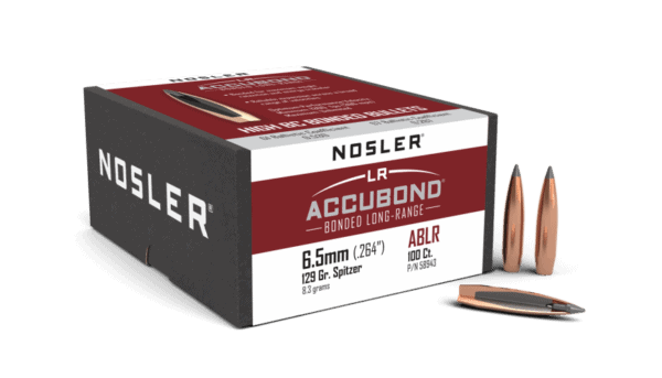 Nosler 6.5mm 129gr AccuBond Long Range (100ct) - BN58943
