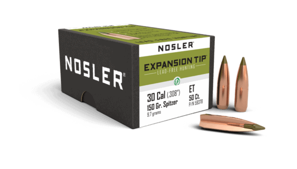 Nosler 30 Caliber 150gr Expansion Tip Lead Free (50ct) - BN59378