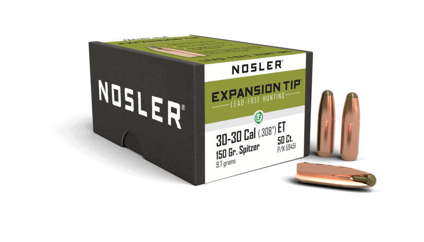 Nosler 30/30 Caliber 150gr Expansion Tip Lead Free  (50ct) - BN59451