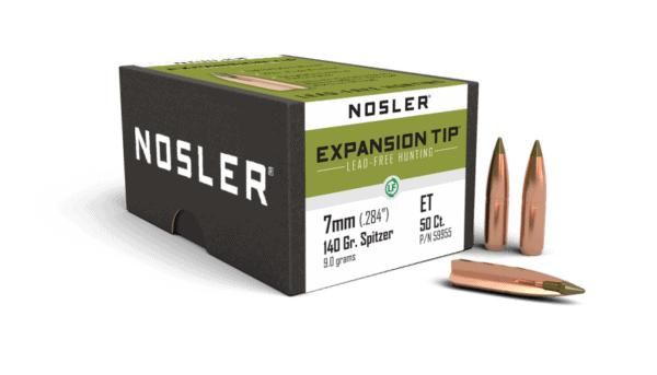 Nosler 7mm 140gr Expansion Tip Lead Free  (50ct) - BN59955