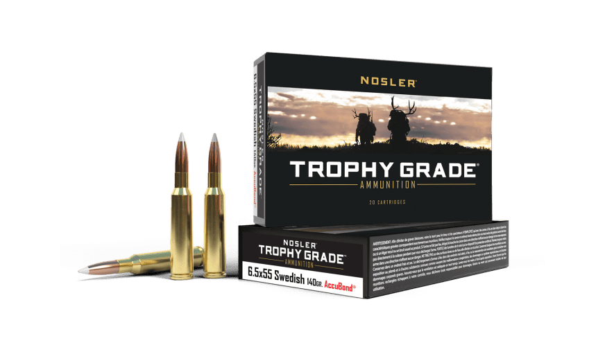 Nosler 6.5x55 Mauser 140gr AccuBond Trophy Grade Ammunition (20ct) - 60022