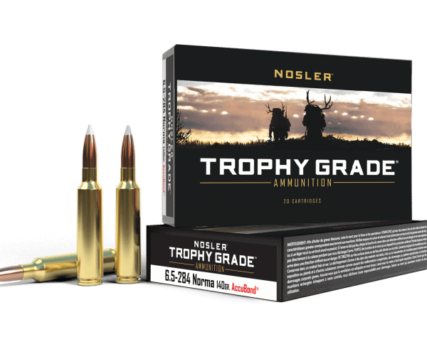 Nosler 6.5x284 Norma 140gr AccuBond Trophy Grade Ammunition (20ct) - 60040