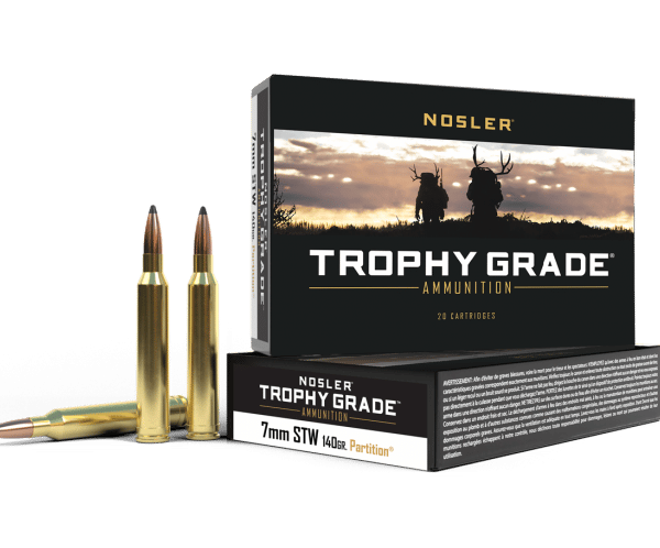 Nosler 7mm STW 140gr Partition Trophy Grade Ammunition (20ct) - 60046