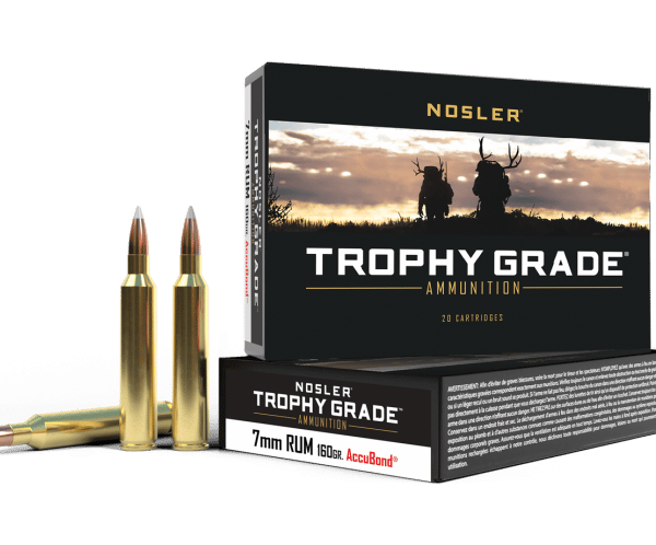 Nosler 7mm RUM 160gr AccuBond Trophy Grade Ammunition (20ct) - 60048