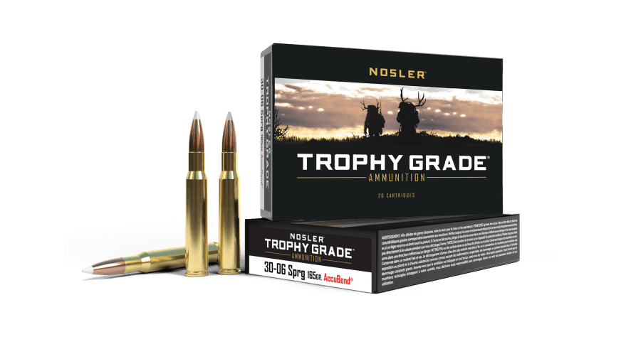 Nosler 30-06 Springfield 165gr Accubond Trophy Grade Ammunition (20ct) - 60057