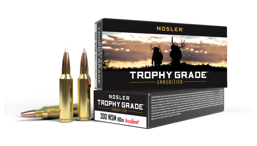 Nosler 300 WSM 180gr Accubond Trophy Grade Ammunition (20ct) - 60063