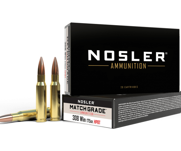 Nosler 308 Win 175gr Custom Competition Match Grade Ammunition (20ct) - 60072