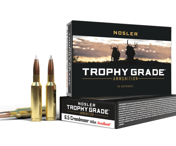 Nosler 6.5 Creedmoor 140gr AccuBond Trophy Grade Ammunition (20ct) - 60080