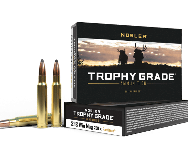 Nosler 338 Win Mag 250gr Partition Trophy Grade Ammunition (20ct) - 60082