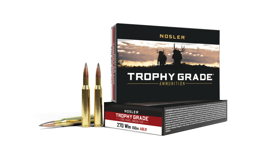 Nosler 270 Win 150gr AccuBond Long Range Trophy Grade Ammunition (20ct) - 60125