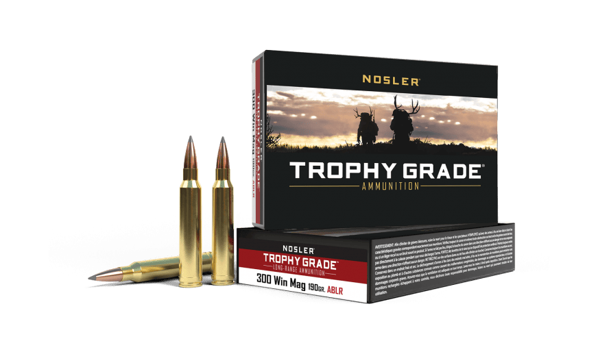 Nosler 300 Win Mag 190gr AccuBond Long Range Trophy Grade Ammunition (20ct) - 60126