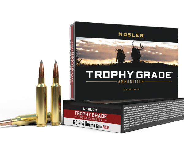 Nosler 6.5x284 Norma 129 AccuBond Long Range Trophy Grade Ammunition (20ct) - 60128