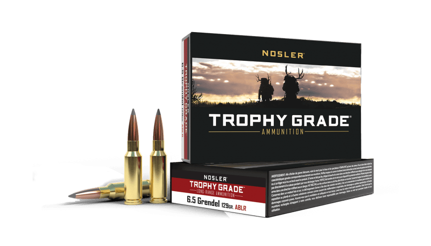Nosler 6.5mm Grendel 129gr AccuBond Long Range Trophy Grade Ammunition (20ct) - 60146