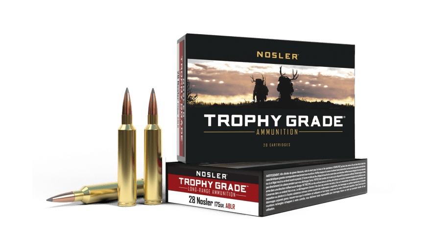 Nosler 28 Nosler 175gr AccuBond Long Range Trophy Grade Ammunition (20ct) - 60155