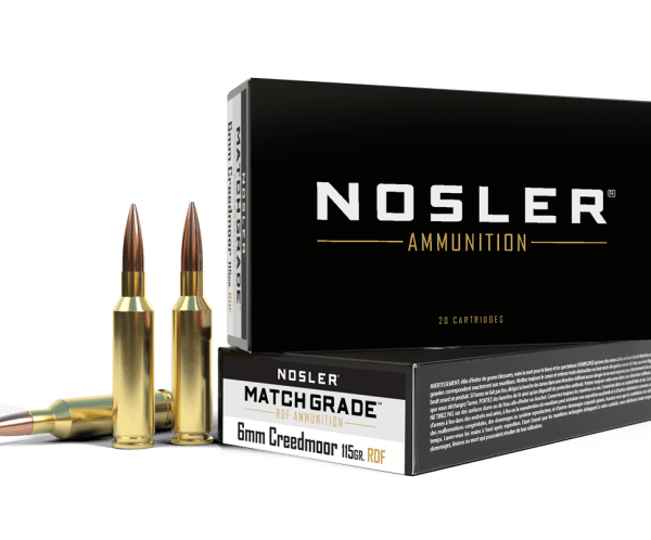 Nosler 6mm Creedmoor 115gr RDF HPBT Match Grade Ammunition (20ct) - 60170