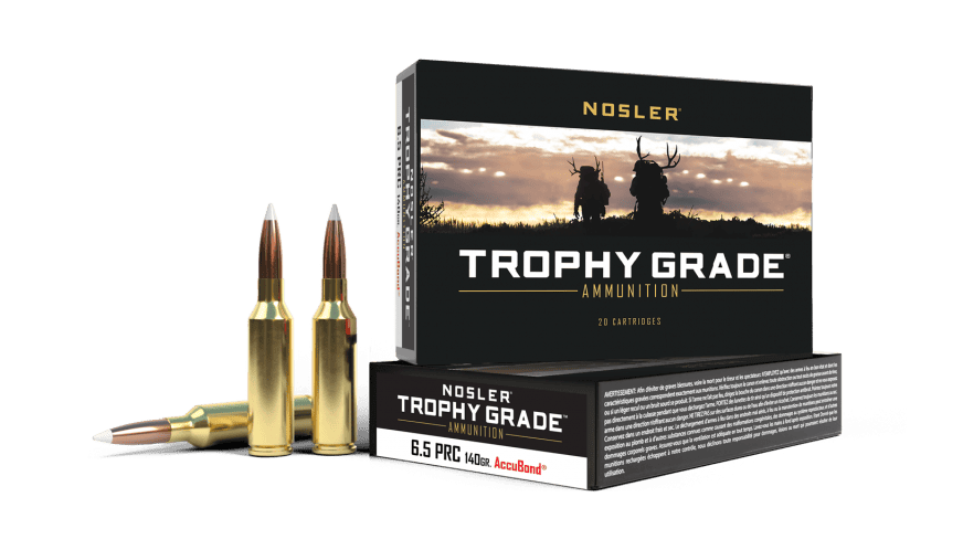 Nosler 6.5 PRC 140gr AccuBond Trophy Grade Ammunition (20ct) - 61014