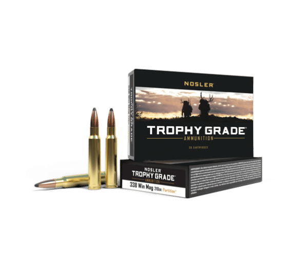 Nosler 338 Win Mag 210gr Partition Trophy Grade Ammunition (20ct) - 61058