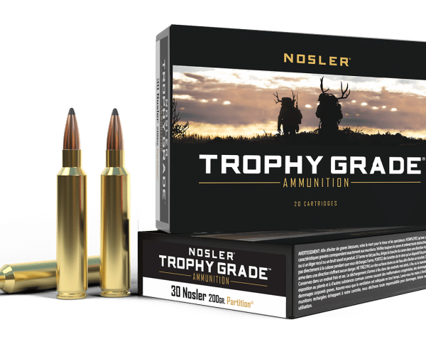 Nosler 30 Nosler 200gr Partition Trophy Grade Ammunition (20ct) - 61230