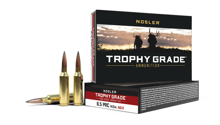 Nosler 6.5 PRC 142gr AccuBond Long Range Trophy Grade Ammunition (20ct) - 61232